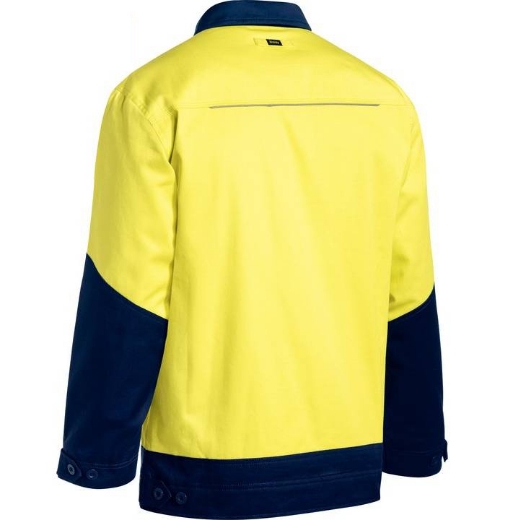 Picture of Bisley, Hi Vis Drill Jacket With Liquid Repellent Finish